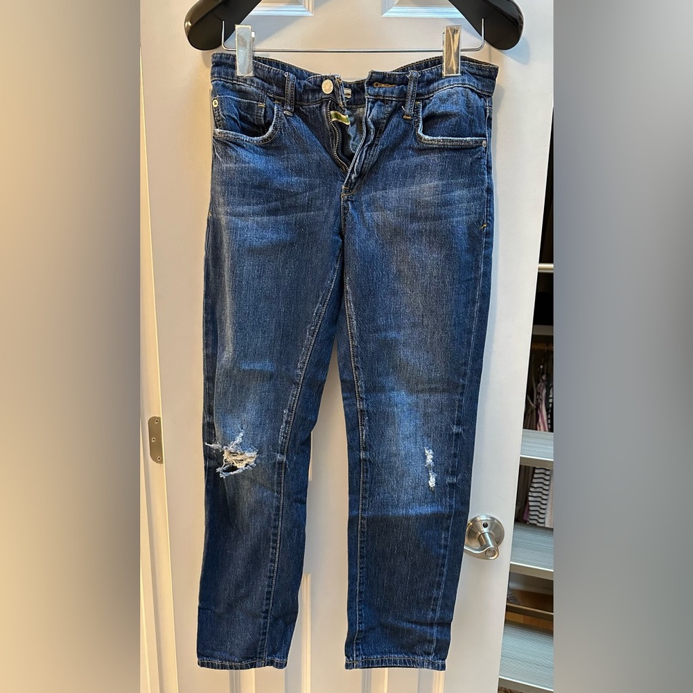 Pilcro slim boyfriend crop distressed - 27